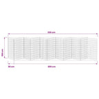 Gabbione in Rete Acciaio Zincato 300x30x100 cm