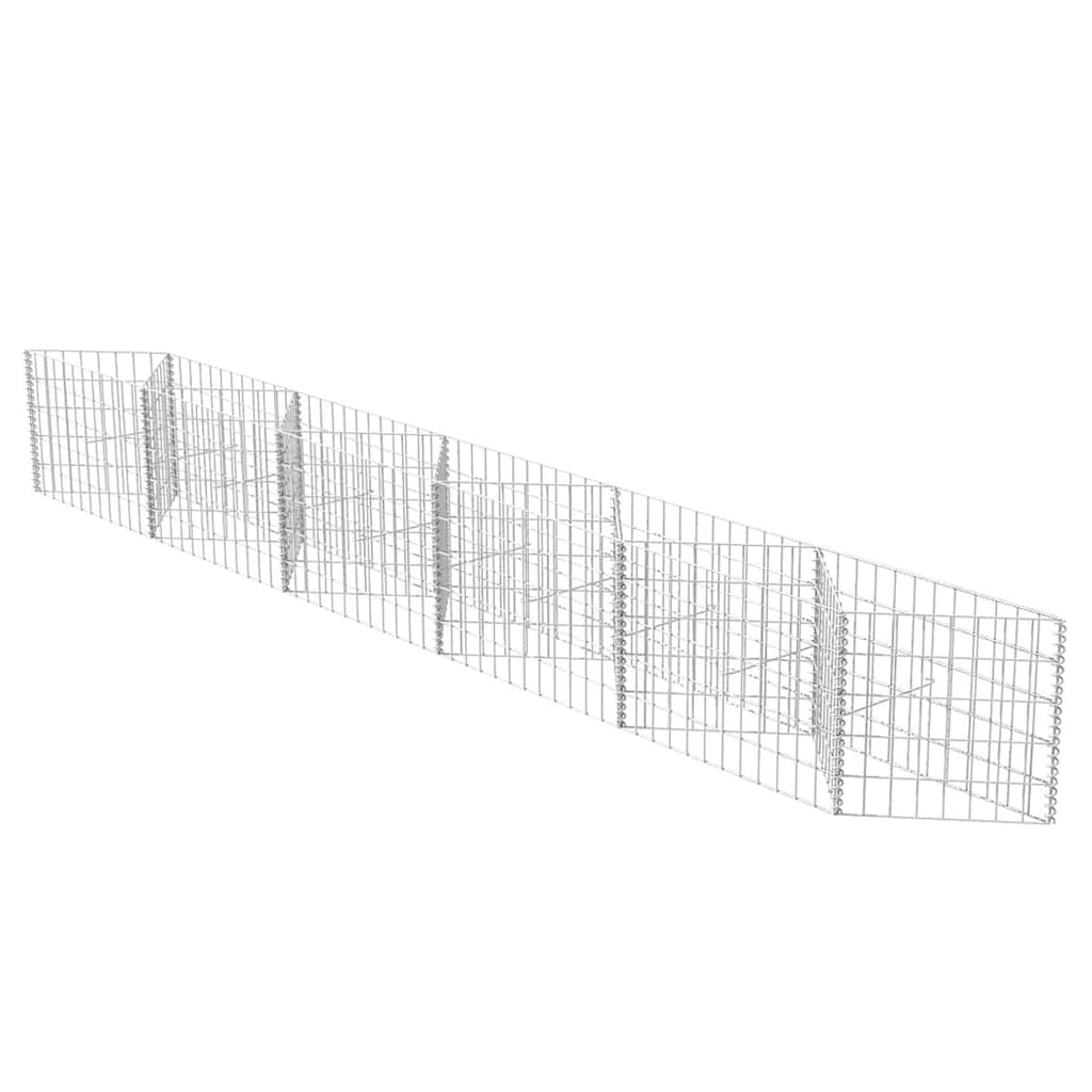 Gabbione in Rete Acciaio Zincato 300x30x50 cm