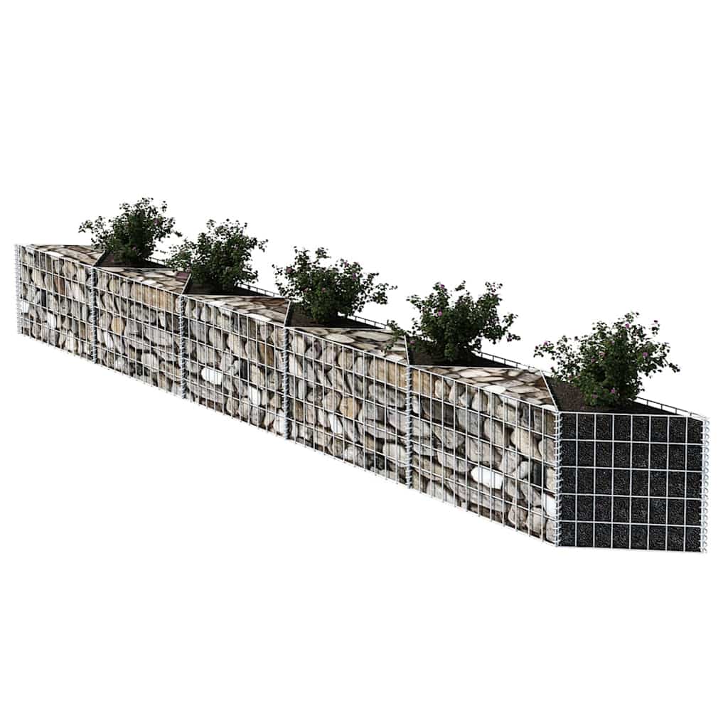 Gabbione in Rete Acciaio Zincato 300x30x50 cm