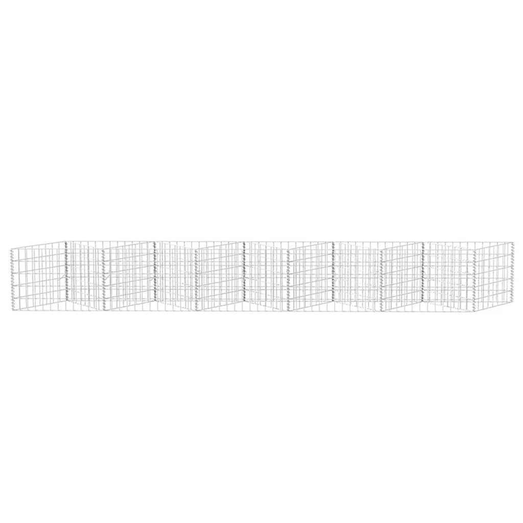 Gabbione in Rete Acciaio Zincato 300x30x50 cm