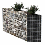 Gabbione in Rete Acciaio Zincato 120x30x100 cm