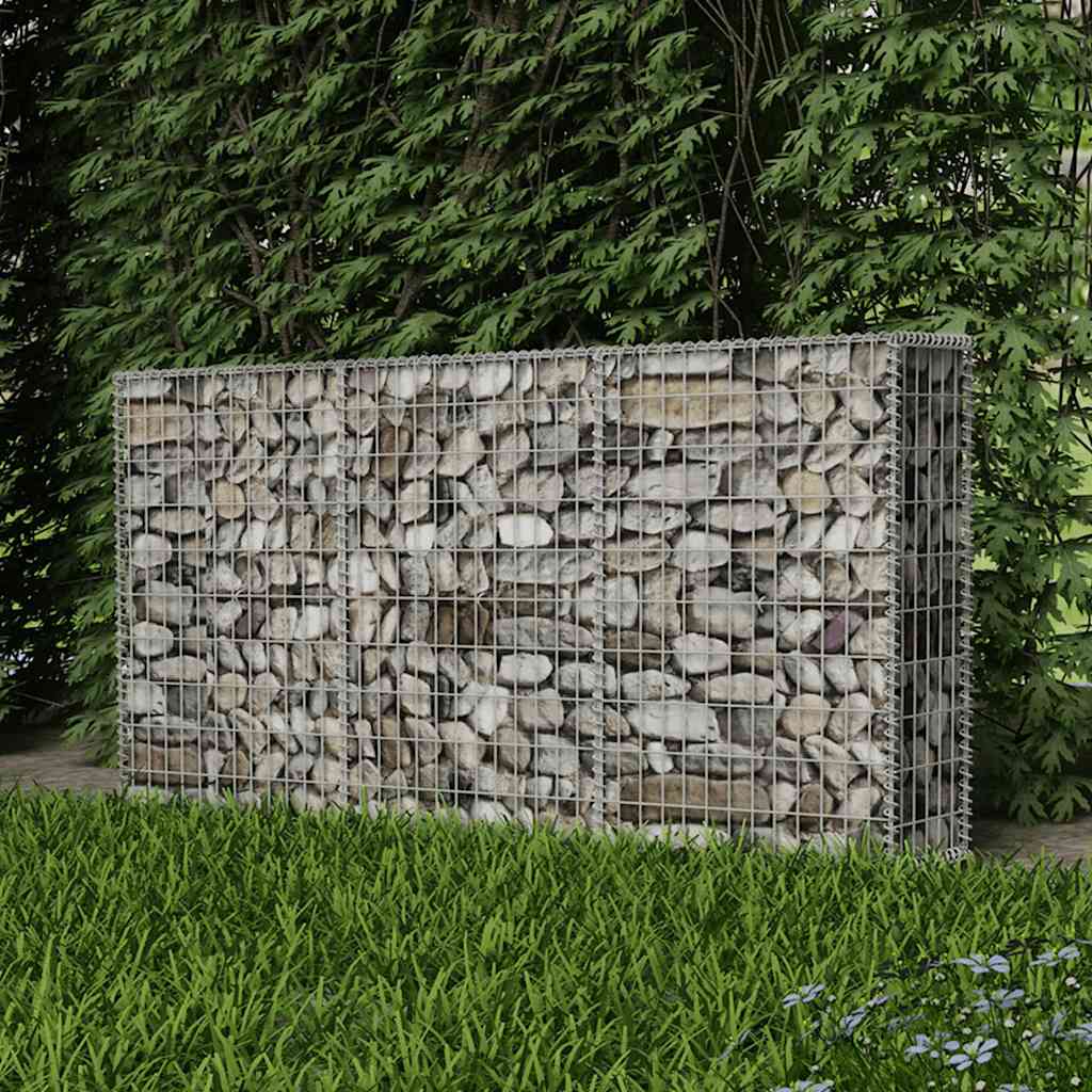 Gabbione in Rete Acciaio Zincato 200x30x100 cm