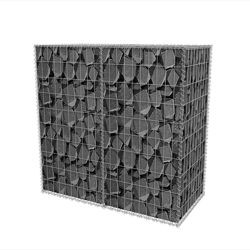 Gabbione in Rete Acciaio Zincato 100x50x100 cm