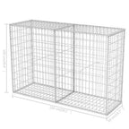 Gabbione in Rete Acciaio Zincato 150x50x100 cm