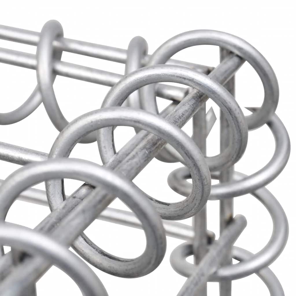 Gabbione in Rete Acciaio Zincato 200x50x100 cm