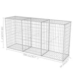 Gabbione in Rete Acciaio Zincato 200x50x100 cm