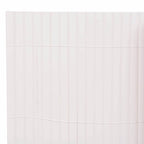 Recinzione da Giardino a Doppio Lato 90x300 cm PVC Bianca