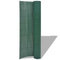 Recinzione da Giardino Doppio Lato PVC 90x300 cm Verde