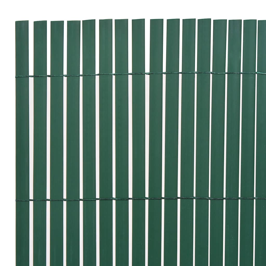 Recinzione da Giardino Doppio Lato PVC 90x300 cm Verde