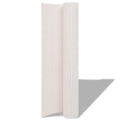 Recinzione da Giardino a Doppio Lato 90x500 cm PVC Bianca
