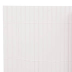Recinzione da Giardino a Doppio Lato 90x500 cm PVC Bianca