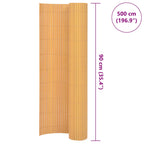 Recinzione da Giardino a Doppio Lato in PVC 90x500 cm Gialla