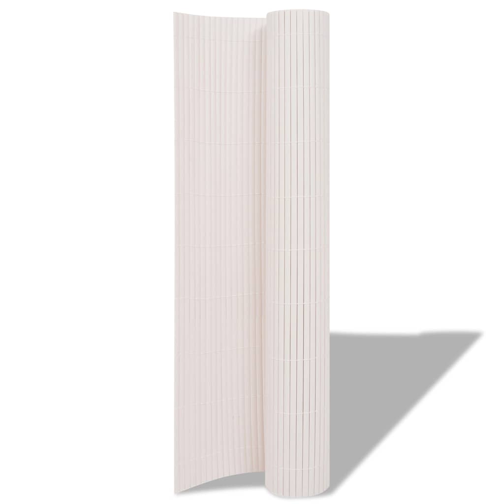 Recinzione per Giardino Bianco 150 x 300 cm PVC