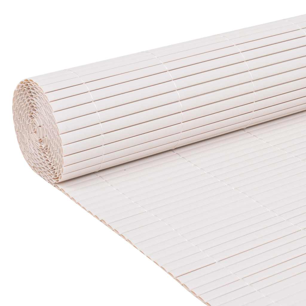 Recinzione per Giardino in PVC Bianco 150 x 500 cm