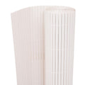 Recinzione per Giardino in PVC Bianco 150 x 500 cm