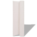 Recinzione per Giardino in PVC Bianco 150 x 500 cm
