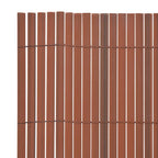 Recinzione per Giardino in PVC Marrone 150 x 500 cm
