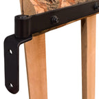 Cancello Singolo Recinzione Legno Nocciolo Impregnato 100x120cm