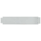Pannelli Recinzione per Prato 15 pz Acciaio Zincato 100x20 cm
