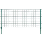 Recinzione Euro 20x0,8 m in Acciaio Rivestito PVC Verde