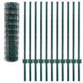 Set Recinzione Euro 20x1 m Acciaio Rivestito PVC Verde