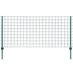 Set Recinzione Euro 20x1,2 m in Acciaio Rivestito PVC Verde