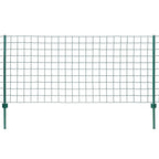Recinzione Euro in Acciaio Rivestito PVC 20x1,5 m Verde
