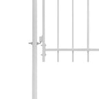 Cancello da Giardino Woerden in Acciaio 1x1,25m Bianco