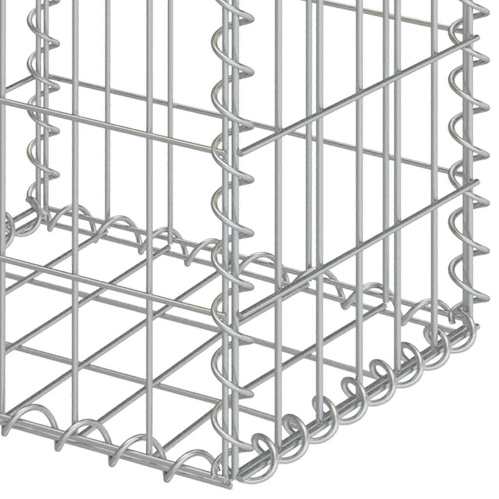Gabbioni in Acciaio Zincato 30x30x40 cm - Confezione da 2 Pezzi