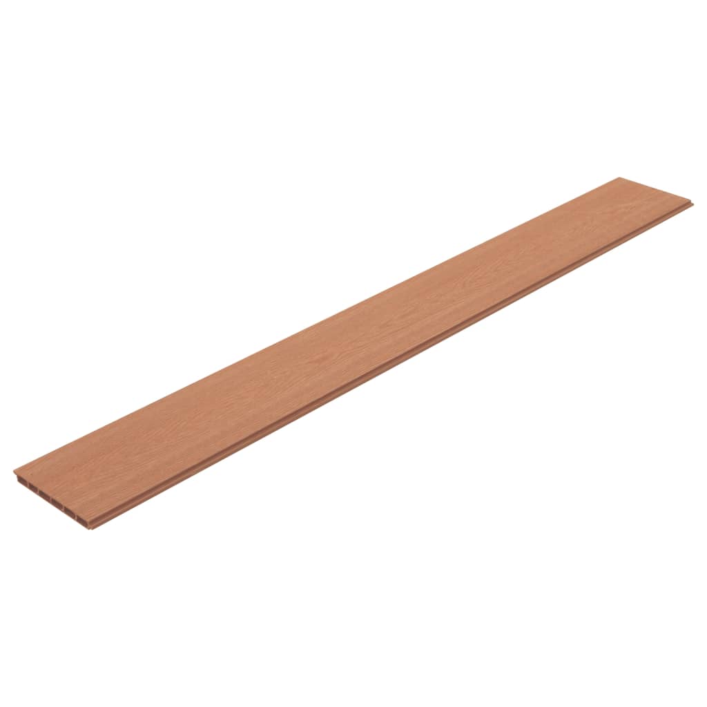 Pannelli di Ricambio per Recinzione 9 pz in WPC 170 cm Marrone