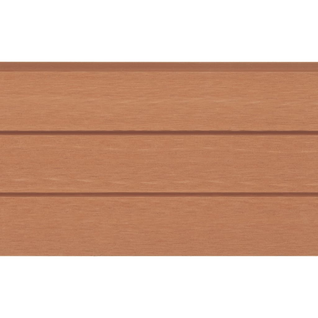 Pannelli di Ricambio per Recinzione 9 pz in WPC 170 cm Marrone