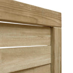 Cancello da Giardino in Legno di Pino Impregnato 100x75cm Verde