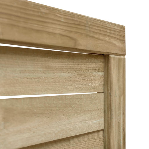 Cancello da Giardino in Legno di Pino Impregnato 100x75cm Verde