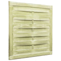 Cancello da Giardino Legno di Pino Impregnato 100x100 cm Verde