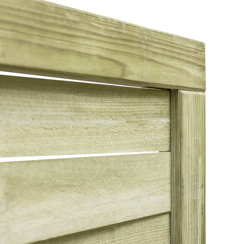 Cancello da Giardino Legno di Pino Impregnato 100x100 cm Verde