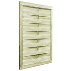 Cancello da Giardino Legno di Pino Impregnato 100x125 cm Verde