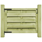 Cancello da Giardino in Legno di Pino Impregnato 100x75cm Verde