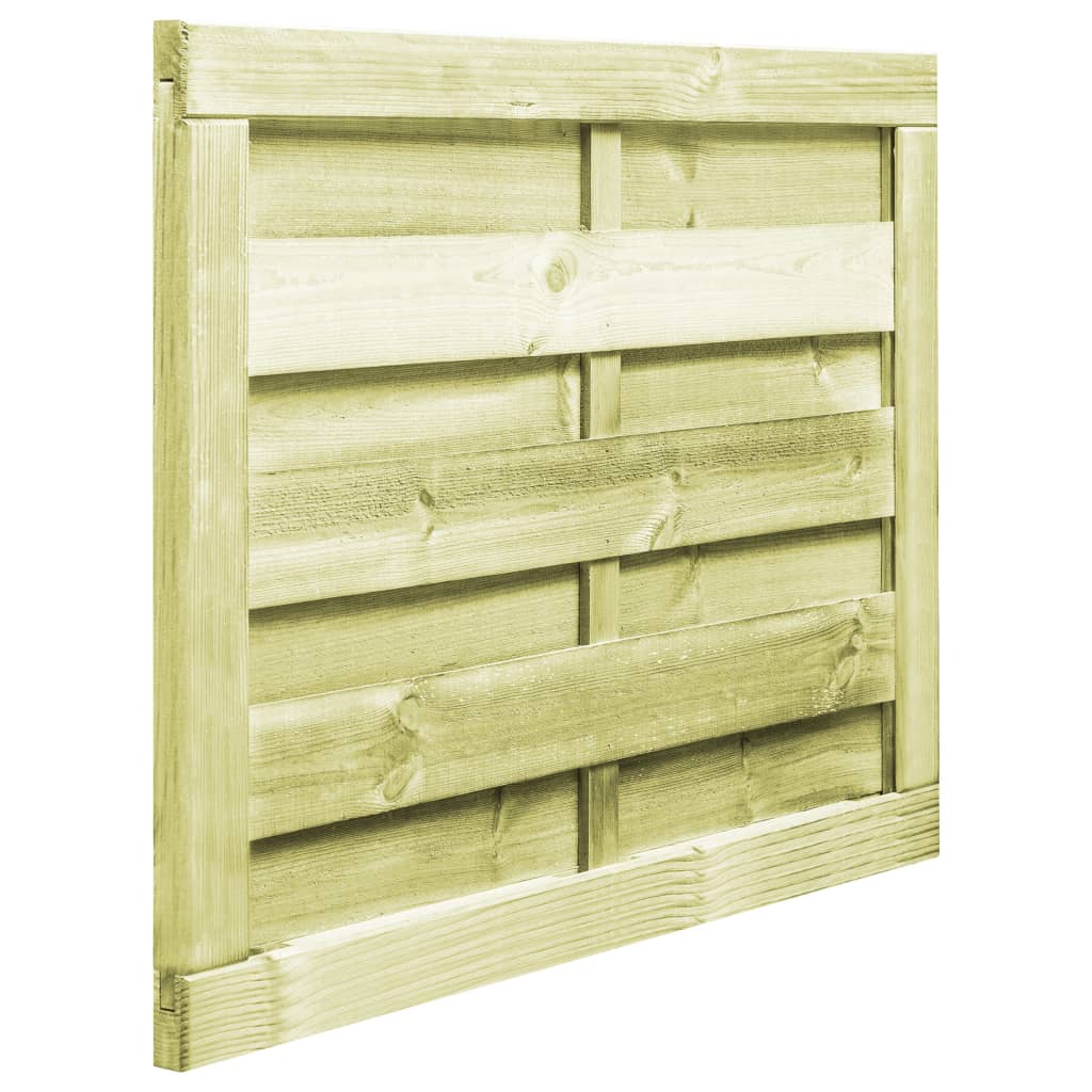Cancello da Giardino in Legno di Pino Impregnato 100x75cm Verde