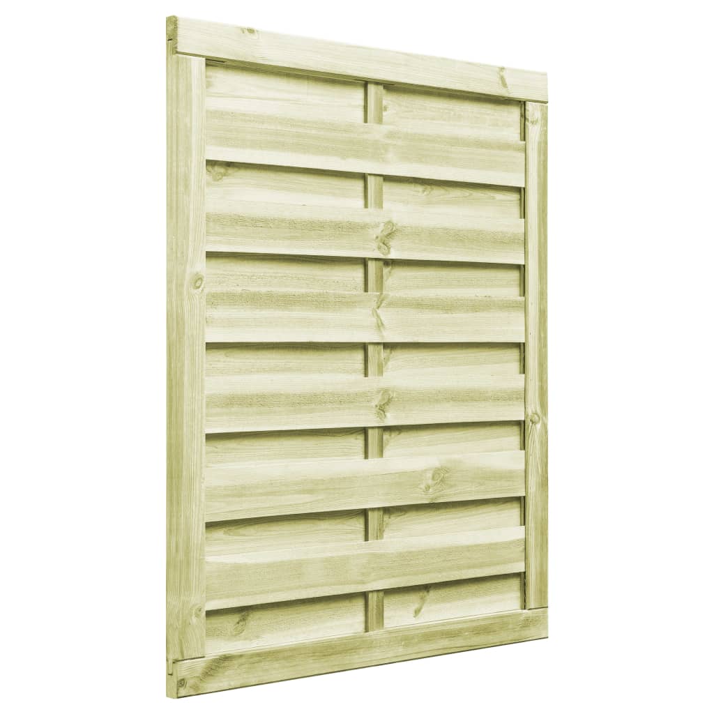 Cancello da Giardino Legno di Pino Impregnato 100x125 cm Verde