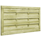 Cancelli da Giardino 2 pz Legno Pino Impregnato 150x75 cm Verde