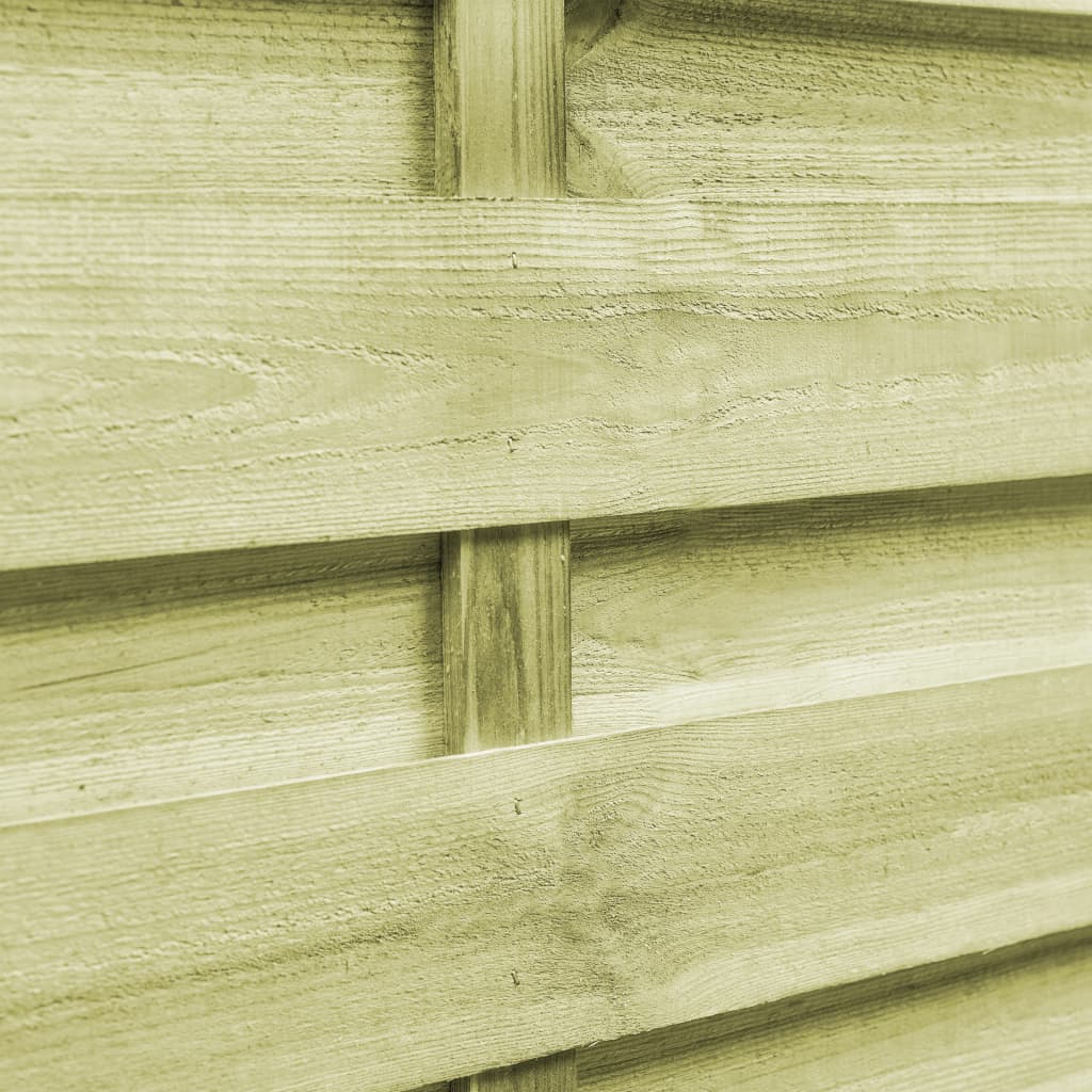 Cancelli da Giardino 2 pz Legno Pino Impregnato 150x75 cm Verde