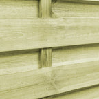 Cancelli da Giardino 2 pz Legno Pino Impregnato 150x75 cm Verde