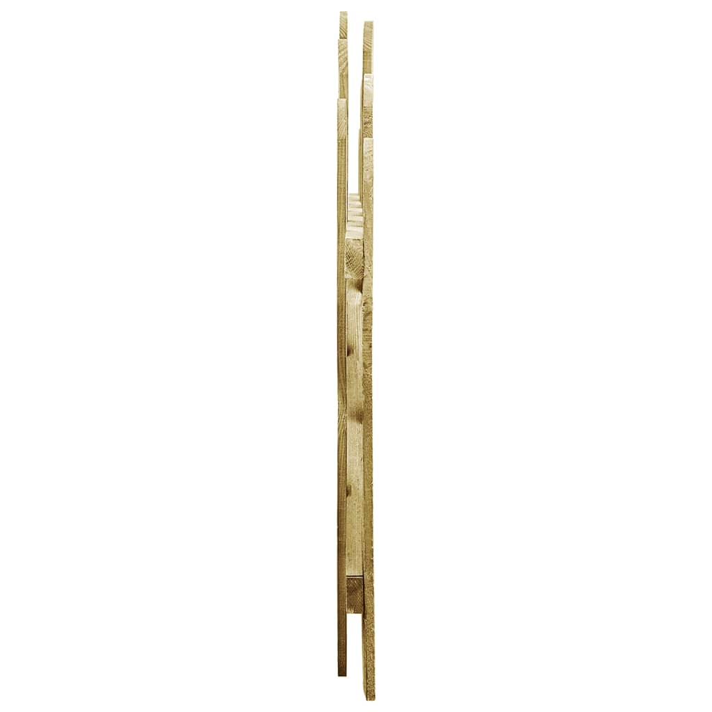 Cancello da Giardino in Legno di Pino Impregnato 100x75 cm