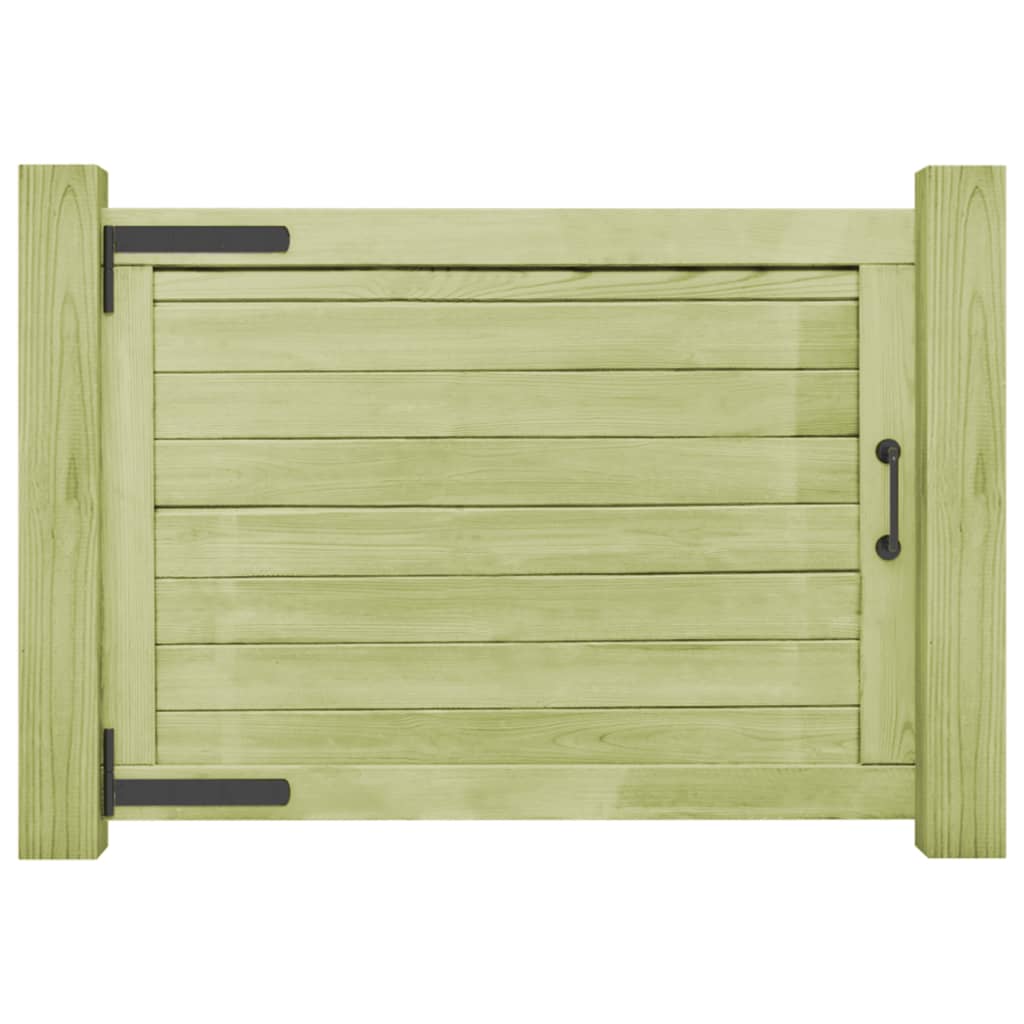 Cancello da Giardino in Legno di Pino Impregnato 75x100 cm