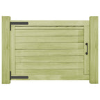 Cancello da Giardino in Legno di Pino Impregnato 75x100 cm
