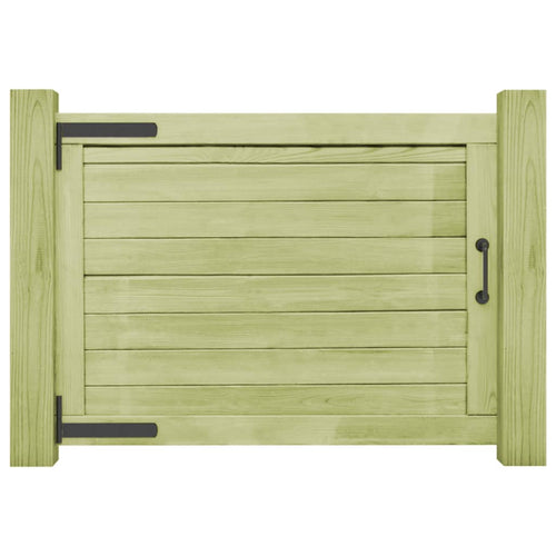 Cancello da Giardino in Legno di Pino Impregnato 75x100 cm