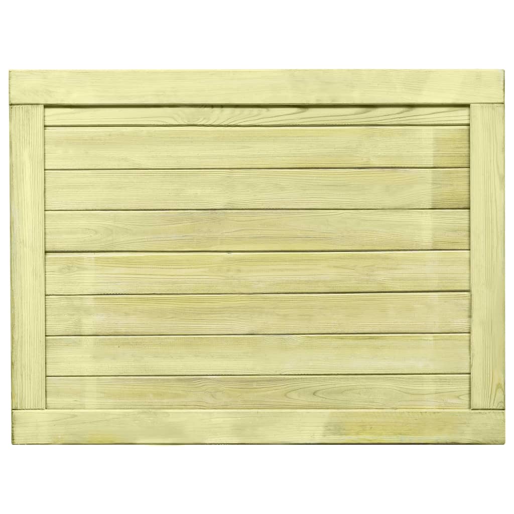 Cancello da Giardino in Legno di Pino Impregnato 75x100 cm