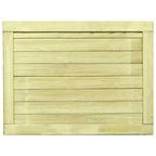 Cancello da Giardino in Legno di Pino Impregnato 75x100 cm