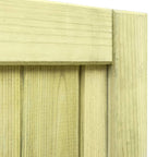 Cancello da Giardino in Legno di Pino Impregnato 75x100 cm