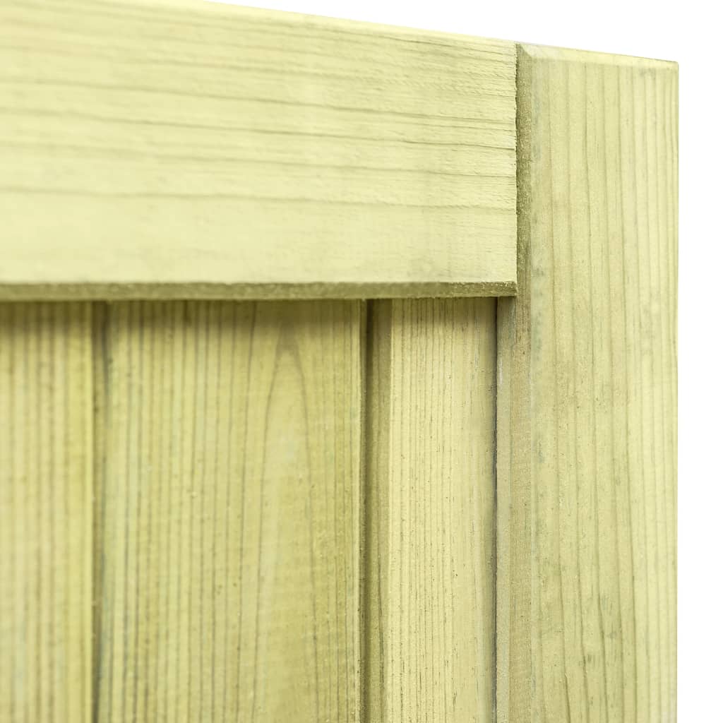 Cancello da Giardino in Legno di Pino Impregnato 75x100 cm